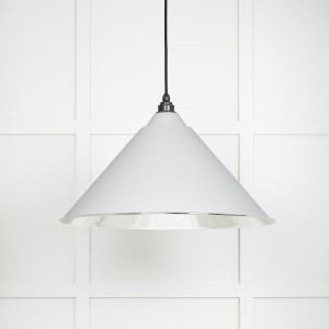 From The Anvil - Smooth Nickel Hockley Pendant in Flock 49506F