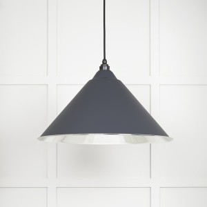 From The Anvil - Smooth Nickel Hockley Pendant in Slate 49506SL
