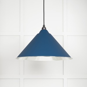 From The Anvil - Smooth Nickel Hockley Pendant in Upstream 49506U
