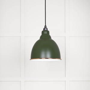 From The Anvil - White Gloss Brindley Pendant in Heath 49507H