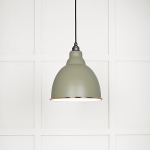 From The Anvil - White Gloss Brindley Pendant in Tump 49507TU