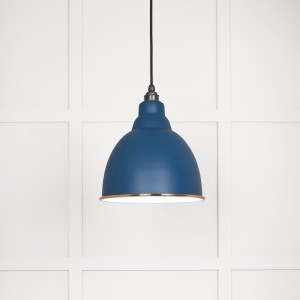 From The Anvil - White Gloss Brindley Pendant in Upstream 49507U