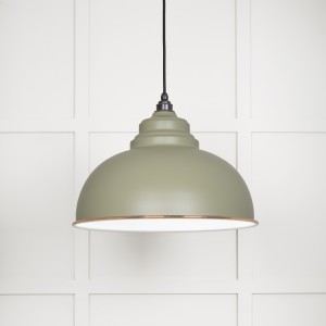 From The Anvil - White Gloss Harborne Pendant in Tump 49508TU