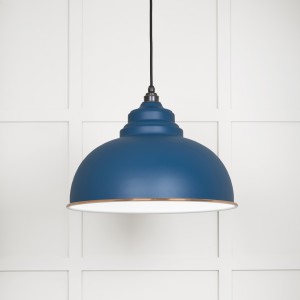 From The Anvil - White Gloss Harborne Pendant in Upstream 49508U