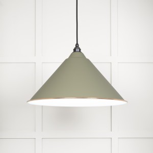 From The Anvil - White Gloss Hockley Pendant in Tump 49510TU