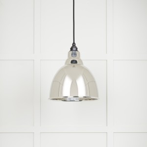 From The Anvil - Hammered Nickel Brindley Pendant 49511