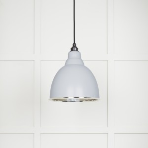 From The Anvil - Hammered Nickel Brindley Pendant in Birch 49511BI