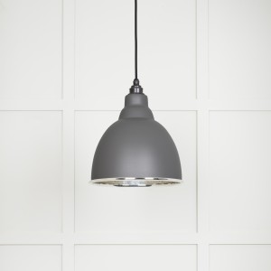 From The Anvil - Hammered Nickel Brindley Pendant in Bluff 49511BL