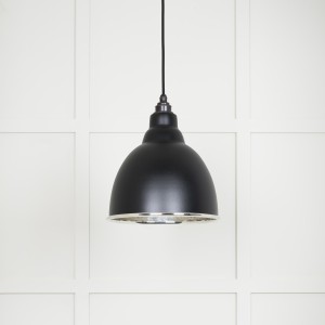 From The Anvil - Hammered Nickel Brindley Pendant in Elan Black 49511EB