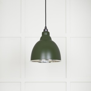 From The Anvil - Hammered Nickel Brindley Pendant in Heath 49511H