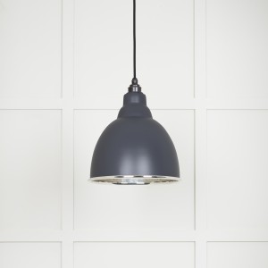 From The Anvil - Hammered Nickel Brindley Pendant in Slate 49511SL