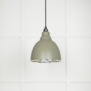 From The Anvil - Hammered Nickel Brindley Pendant in Tump 49511TU