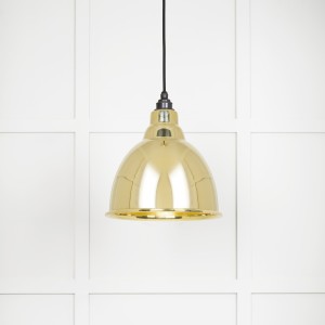 From The Anvil - Smooth Brass Brindley Pendant 49518