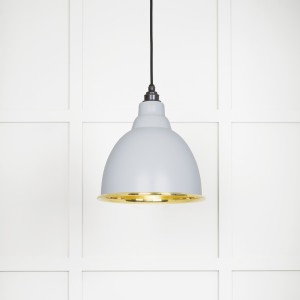 From The Anvil - Smooth Brass Brindley Pendant in Birch 49518BI