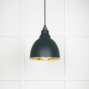 From The Anvil - Smooth Brass Brindley Pendant in Dingle 49518DI