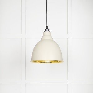 From The Anvil - Smooth Brass Brindley Pendant in Teasel 49518TE