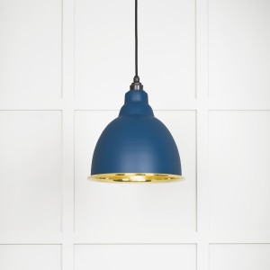From The Anvil - Smooth Brass Brindley Pendant in Upstream 49518U