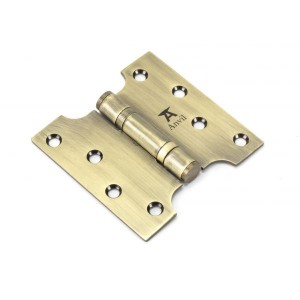 From The Anvil - Aged Brass 4 x 2 x 4" Parliament Hinges (Pair) 49551 