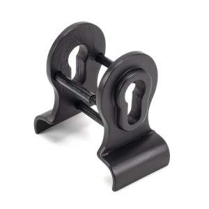 From The Anvil - Matt Black 50mm Euro Door Pull (Back to Back fixing) 49597