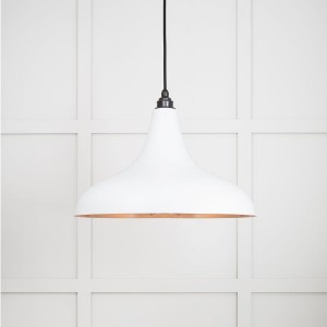 From The Anvil - Smooth Copper Frankley Pendant in Flock 49720SF