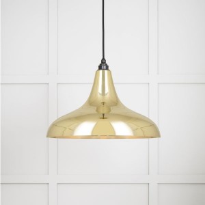 From The Anvil - Smooth Brass Frankley Pendant 49722