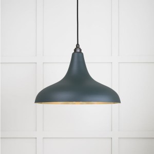 From The Anvil - Smooth Brass Frankley Pendant in Dingle 49722SDI