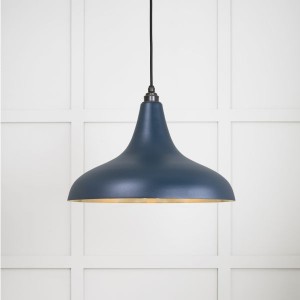 From The Anvil - Smooth Brass Frankley Pendant in Dusk 49722SDU