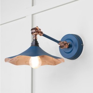 From The Anvil - Smooth Copper Flora Wall Light in Upstream 49723SU