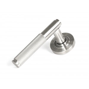 From The Anvil - Satin Marine SS (316) Brompton Lever On Rose Set (Beehive) 49842