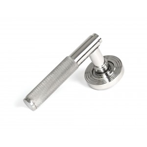 From The Anvil - Polished Marine SS (316) Brompton Lever On Rose Set (Beehive) 49846