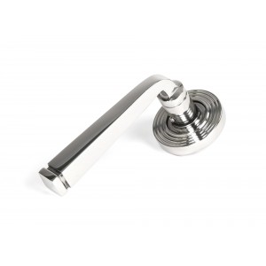 From The Anvil - Polished Marine SS (316) Avon Round Lever On Rose Set (Beehive) 49854