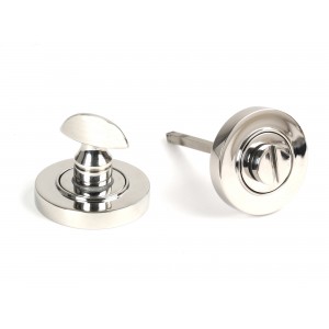 From The Anvil - Polished Marine SS (316) Round Thumbturn Set (Plain) 49860