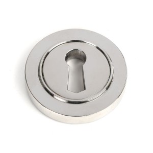 From The Anvil - Polished Marine SS (316) Round Escutcheon (Plain) 49868