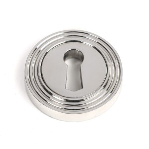 From The Anvil - Polished Marine SS (316) Round Escutcheon (Beehive) 49870