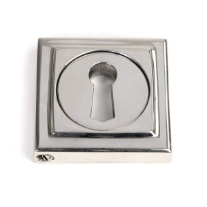 From The Anvil - Polished Marine SS (316) Round Escutcheon (Square) 49871