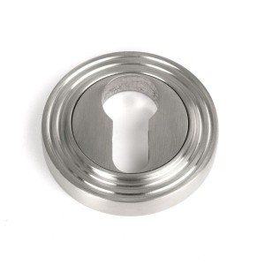 From The Anvil - Satin Marine SS (316) Round Euro Escutcheon (Beehive) 49874