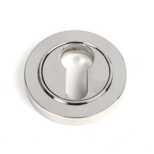 From The Anvil - Polished Marine SS (316) Round Euro Escutcheon (Plain) 49876