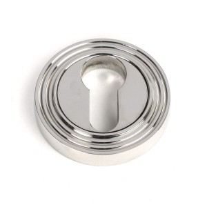 From The Anvil - Polished Marine SS (316) Round Euro Escutcheon (Beehive) 49878