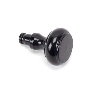 From The Anvil - Black Regency Curtain Finial (Pair) 49897