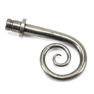 From The Anvil - Pewter Monkeytail Curtain Finial (Pair) 49905