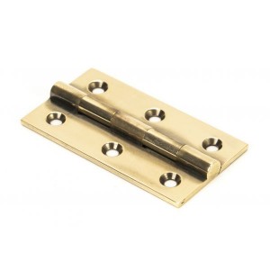 From The Anvil - Aged Brass 2.5" Butt Hinge (Pair) 49925