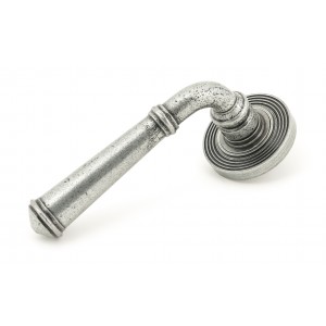 From The Anvil - Pewter Regency Lever On Rose Set (Beehive Rose) Unsprung 49979