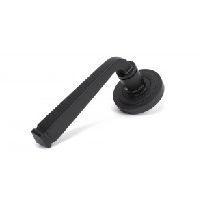 From The Anvil - Aged Bronze Avon Round Lever On Rose Set (Art Deco) Unsprung 50058