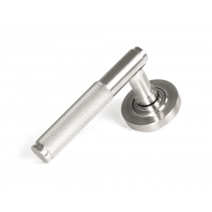 From The Anvil - Satin Marine SS (316) Brompton Lever On Rose Set (Plain) Unsprung 50065