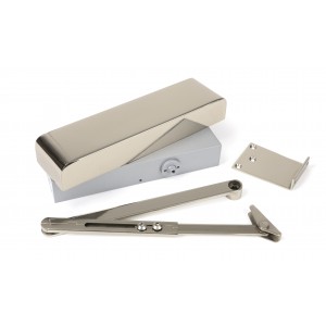 From The Anvil - Polished Nickel Size 2-5 Door Closer & Cover 50111
