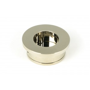 From The Anvil - Polished Nickel 34mm Round Finger Edge Pull 50169