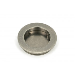 From The Anvil - Pewter 60mm Plain Round Pull 50180