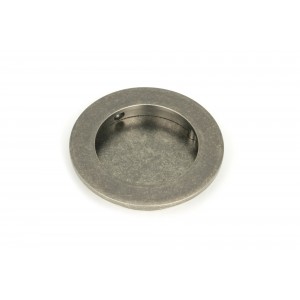 From The Anvil - Pewter 75mm Plain Round Pull 50181