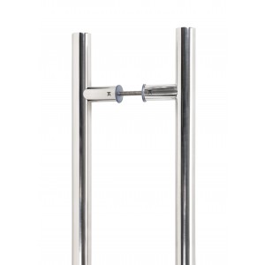 From The Anvil - Polished Marine SS (316) 1.2m T Bar Handle B2B Fix 32mm 50247