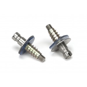 From The Anvil - Satin Marine SS (304) 50mm Secret Fixings For T Bar (2) 50270
